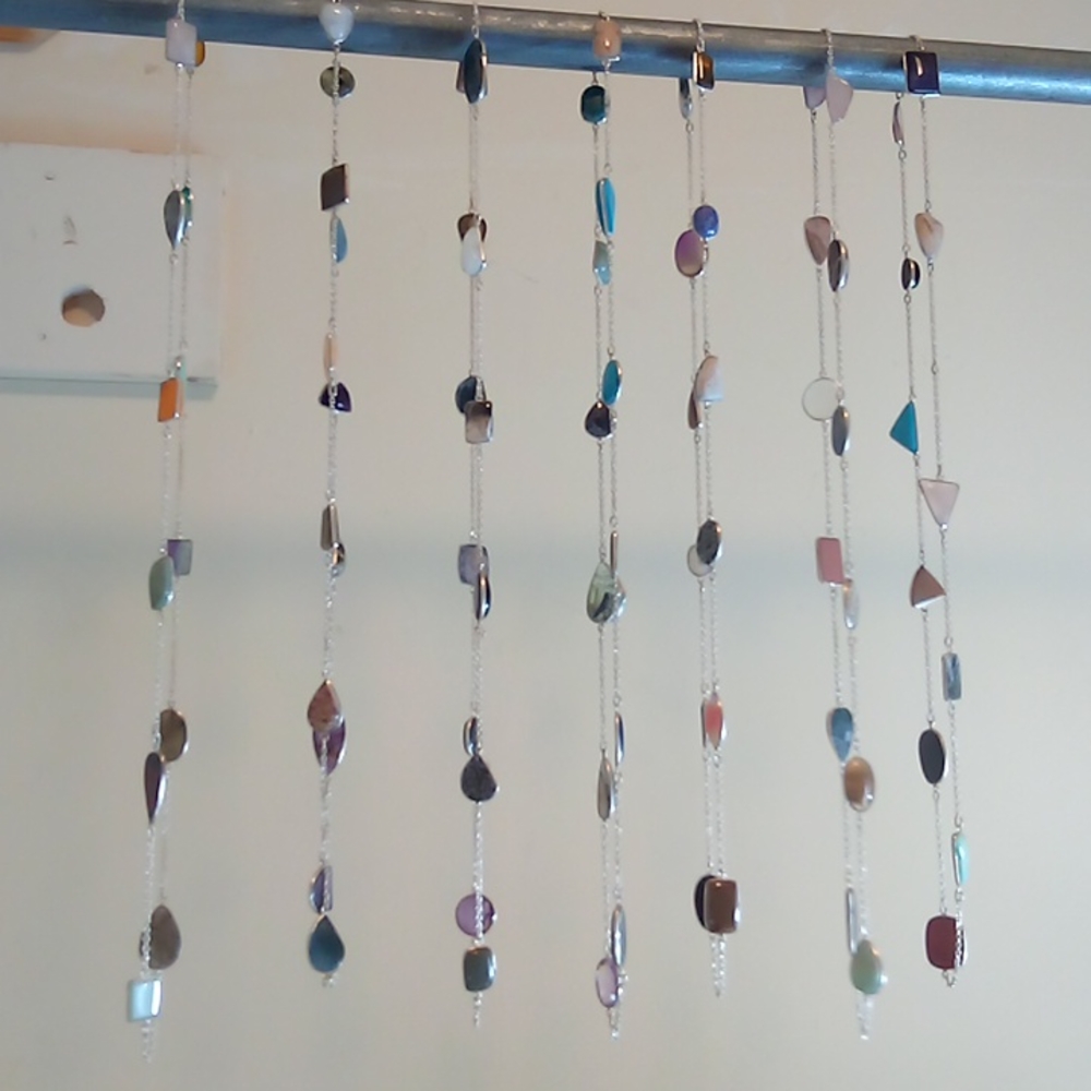 36" multi real stone necklace - Picture 2 of 16